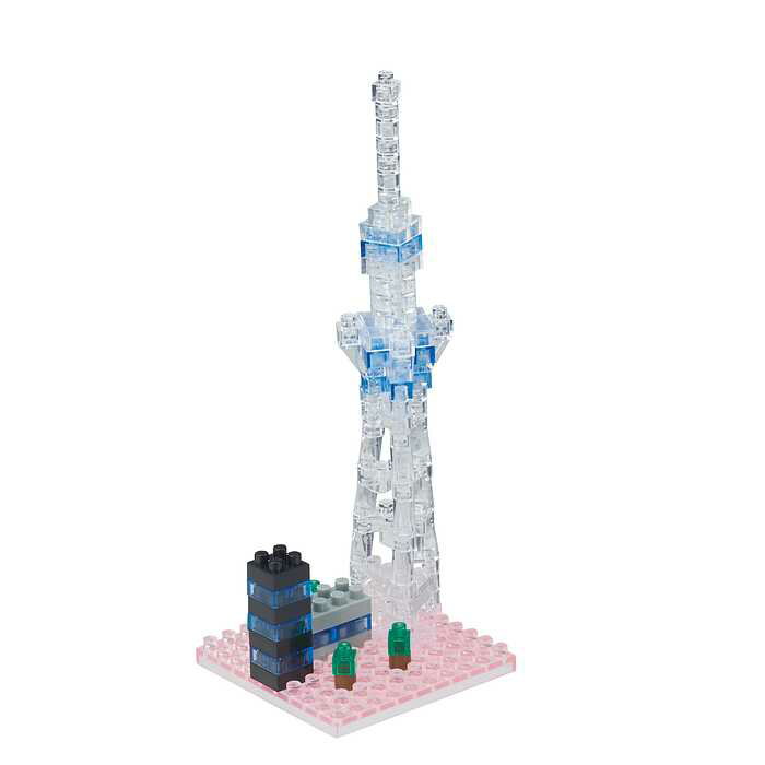 【ブラックフライデー期間はポイント10倍】※要エントリー【流通限定商品】ナノブロック ミニ東京スカイツリー(R)クリア|ナノブロック おもちゃ ホビー ミニチュア フィギュア コレクション 情景シリーズ 箱庭 観光 名所 浅草 ソラマチ