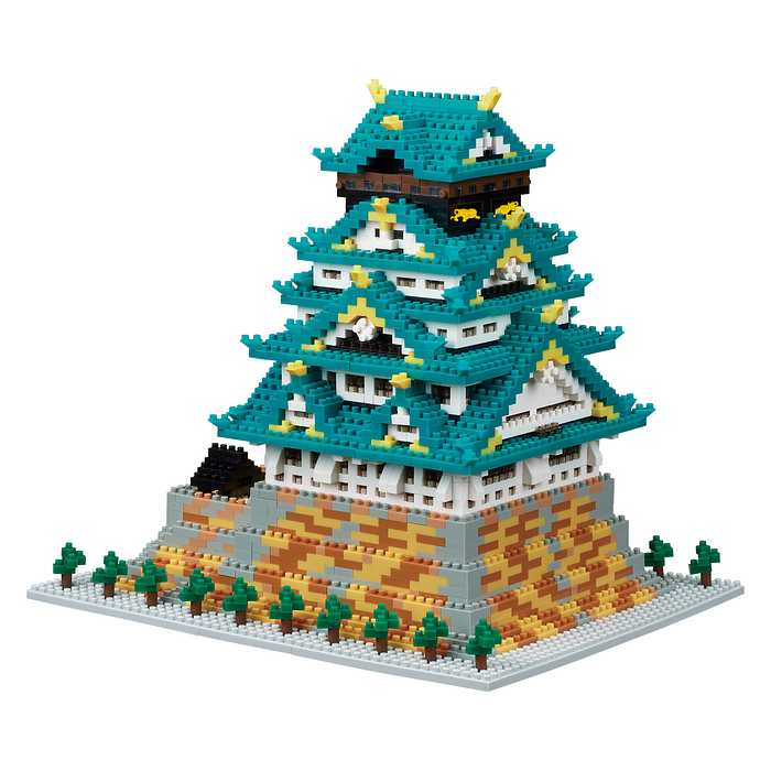 【送料無料】ナノブロック 大阪城 デラックスエディション｜nanoblock ブロック おもちゃ ホビー 大人 子供 ミニチュア フィギュア プレゼント 情景シリーズ 観光 名所 世界遺産 - Image 3