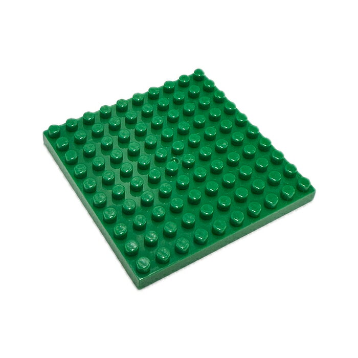 【ブラックフライデー期間はポイント10倍】※要エントリー【カワダ公式ストア】ナノブロック 単色部品 10×10 2枚セット グリーン|nanoblock ブロッ...