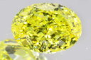 ファンシーインテンスイエローダイヤモンド0.3カラットオーバルカットダイヤVS1品質ぎゅぎゅっとイエローの明るい子中央宝石研究所ソーティングつき