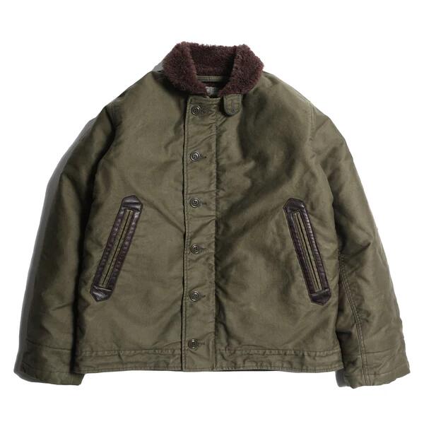 TROPHY CLOTHING トロフィークロージング N-1 TR.mfg.Jacket オリーブ デッキジャケット