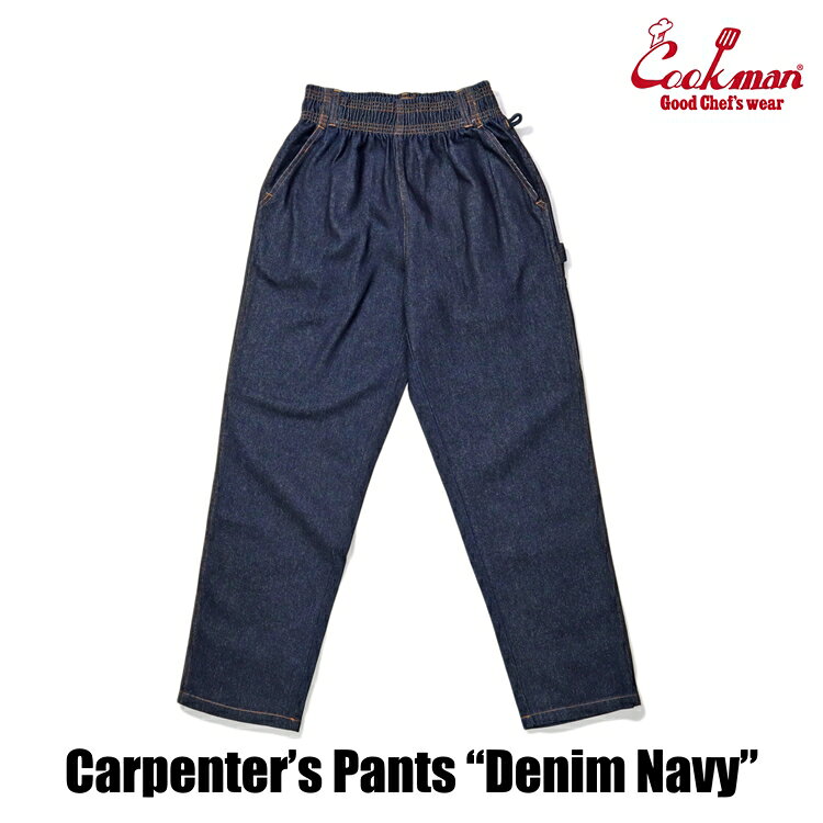 COOKMAN クックマン カーペンターズパンツ Carpenter's Pants Denim Navy