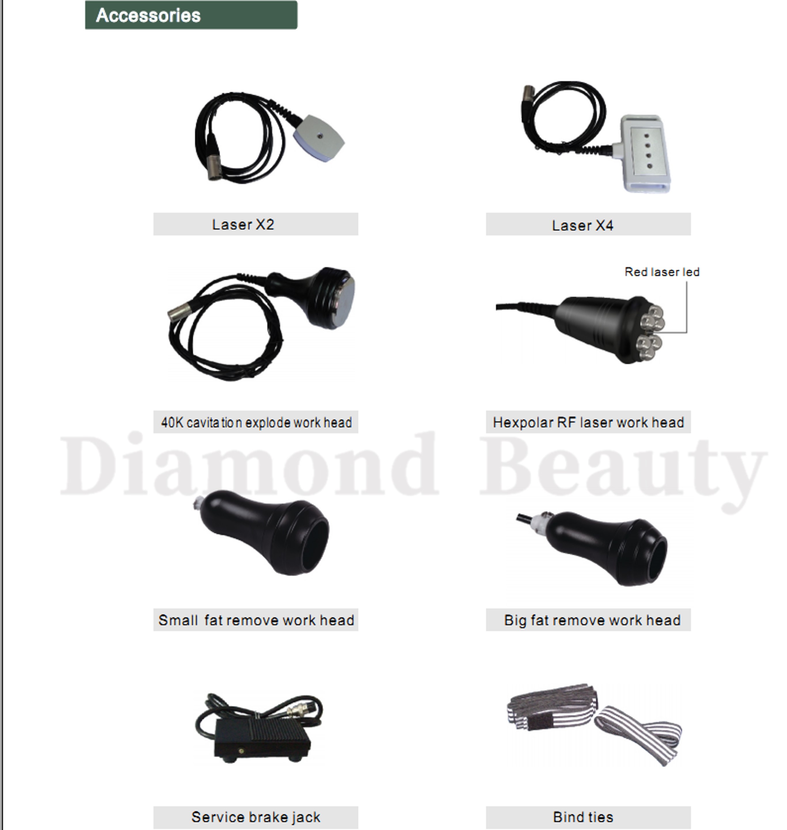 美容器具専門　株式会社Diamond Celeb製品　Diamond BeautyブランドLN-LS650【キャビ+真空吸引RF+美肌レーザー】痩身マシン