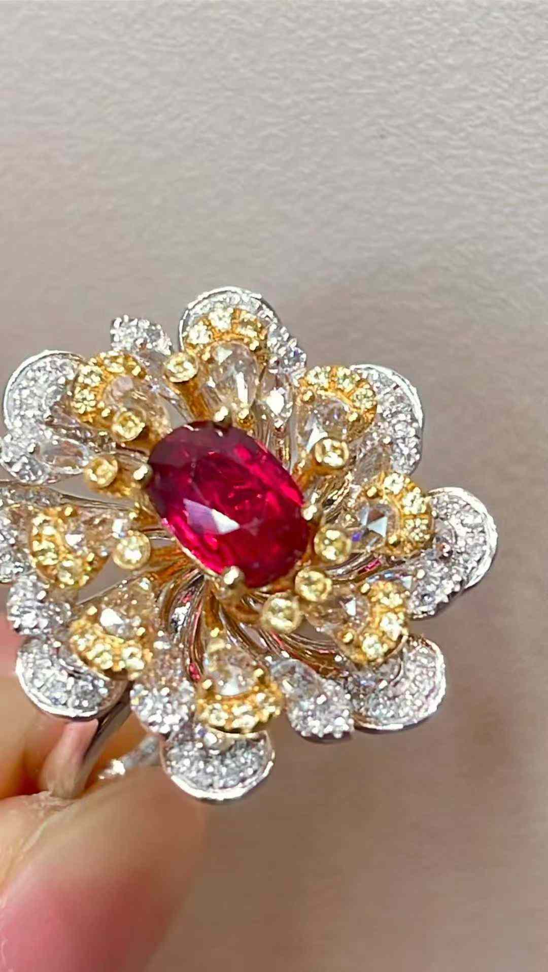 1.0ct 無処理 無焼 ノーヒートピジョンブラッドルビーリング 指輪