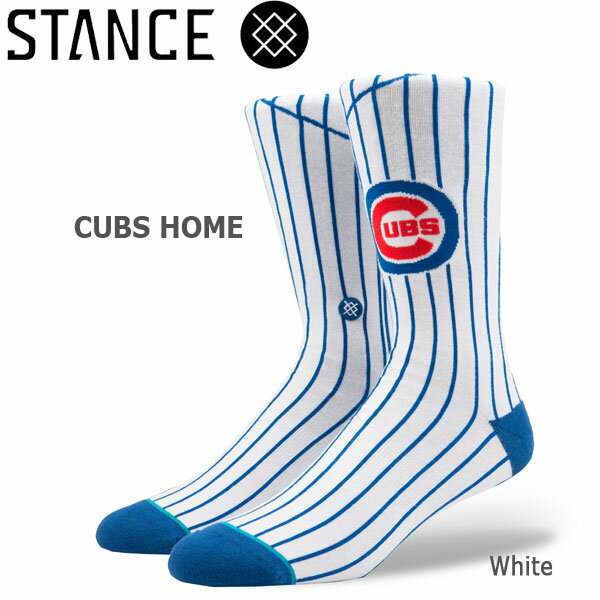 野球メジャーリーグ コラボ メンズ ソックス スタンス STANCE CUBS HOME 靴下 ベースボール スポーツ オシャレ stc-fair メール便配送 【50BB】