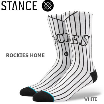 【BUY2GET1キャンペーン開催中】/ 野球メジャーリーグ コラボ メンズ ソックス スタンス STANCE ROCKIES HOME 靴下 ベースボール スポーツ オシャレ stc-fair メール便配送