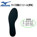 野球 MIZUNO ミズノ サイズ調整インソール 2ZK-34900