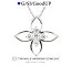 ᤭THJ 0.25ct ץ900 THJ Lily ͥå쥹 D0.25ct  flower ե ꡼ ʼSI饹ʾ ͥå쥹 ץ쥼 ٥ͥ 