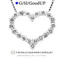 THJ期間限定5％OFF 0.5ct K18 THJ「美」ハートネックレス D0.5ct heart ハート ゴールド 高品質SIクラス以上 18金 18k ネックレス プレゼント ベネチアンチェーン あずきチェーン