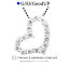 ダイヤモンド専門店THJ 0.2ct K18 THJオープンハートネックレス D0.2ct 高品質SIクラス以上 18金 18k ホワイトゴールド ピンクゴールド ベネチアンチェーン あずき プレゼント