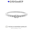 ダイヤモンド専門店THJ!! 0.2ct Pt900 THJ Sonatine Pinky リング D0.2ct 高品質SIクラス以上 エタニティリング 一粒ダ...