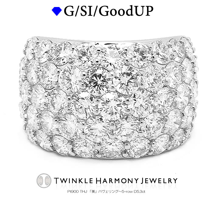 THJő2~OFF!! 5.3ct v`i900 THJuvpFO D5.3ct pave O iSINXȏ 49 v`i pF t@WO v[g w