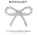 リボン 指輪 THJ最大2千円OFF!! 0.45ct K18 THJ リボンリング D0.45ct 高品質SIクラス以上 リボン ribbon 大人かわいい プレゼント 指輪