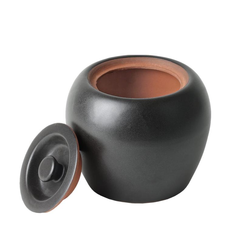 キャプテンスタッグ(CAPTAIN STAG) 火消し 火消し壺 和膳亭 陶器製 UY-7035 ブラック 外径160×高さ130mm