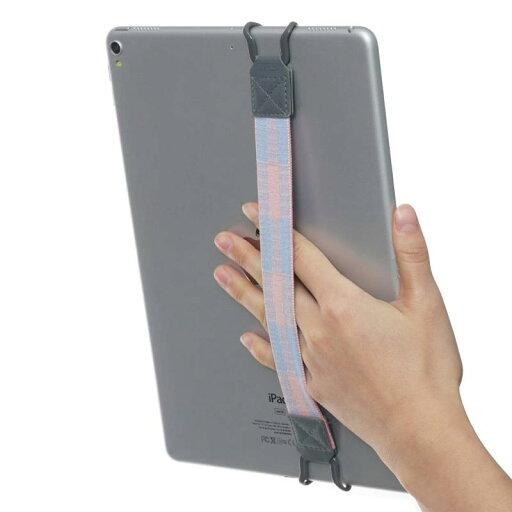 対応 iPad Pro 9.7Inch,10.5,11, mini 6、iPad Air 5などのデバイスと互換性のあるタブレット用TFYセキュリティハンドストラップホルダー(12.9インチタブレットは含まれません)-ブルー/ピンク 対応 iPad Pro 9.7Inch,10.5,11, mini 6、iPad Air 5などのデバイスと互換性のあるタブレット用TFYセキュリティハンドストラップホルダー(12.9インチタブレットは含まれません)-ブルー/ピンク