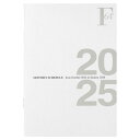 キョクトウ 手帳 2025年 2024年10月始まり FOBCOOP A6ミニ マンスリー 白 PBF55W25