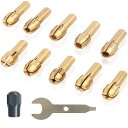 ZOYUBS回転工具セット用 4.8mm シャンク コレットチャックセット モーターコレット ミニルーター用ドリルチャック互換コレットアレン