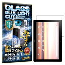 RISE ガラスフィルム フィルム ブルーライトカット 93% NTTドコモ dtab d-41A / SHARP(シャープ) タブレット SH-T01/SH-...