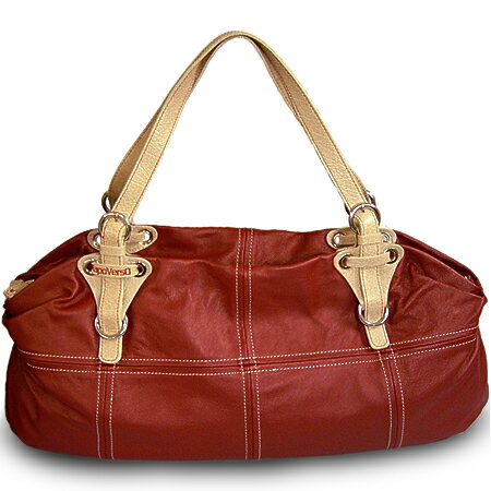 初売りセール2006【Capo Verso】イタリア製＜チルコロ・グランデ＞牛革レザーボストンバッグ