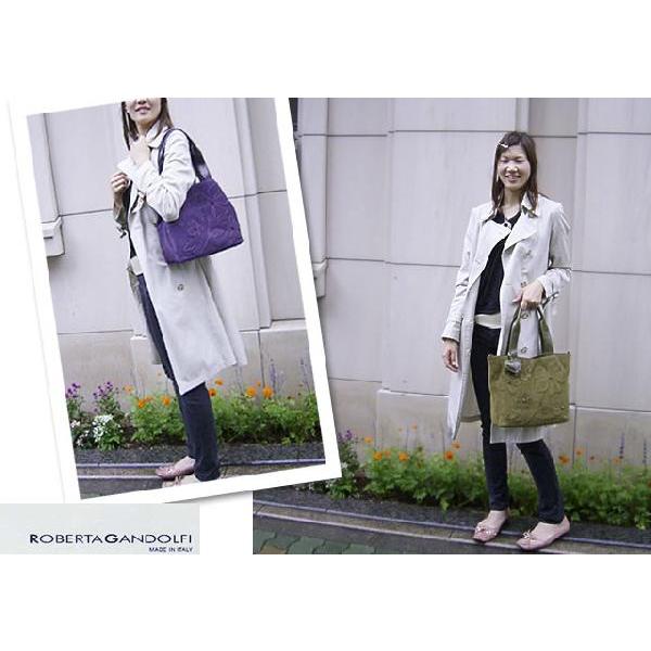 �ȡ��ȥХå� �ȡ��ȥХå� ��ǥ����� ���� �������� �쥶�� 2WAY �Хå� �����ꥢ ROBERTA GANDOLFI ������ bag