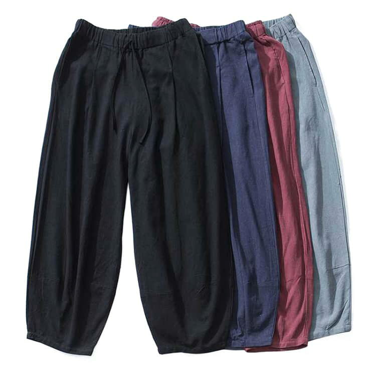 武術パンツ カンフー 太極拳 カンフーパンツ 服 太極拳パンツ ウェア 練習用パンツ...