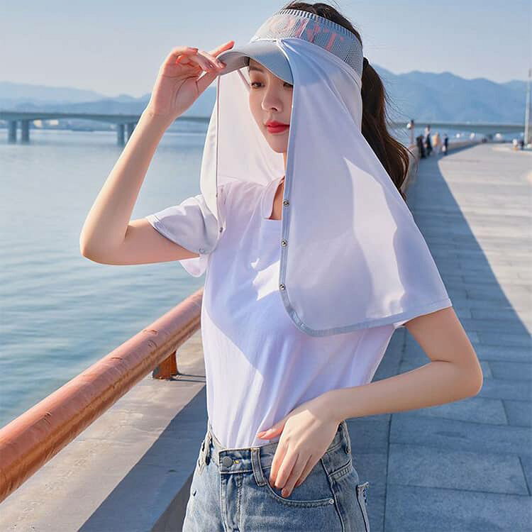 帽子に取り付け ひんやり キャンプ ネックカバー 吸汗速乾 ネックガード ネックカ...