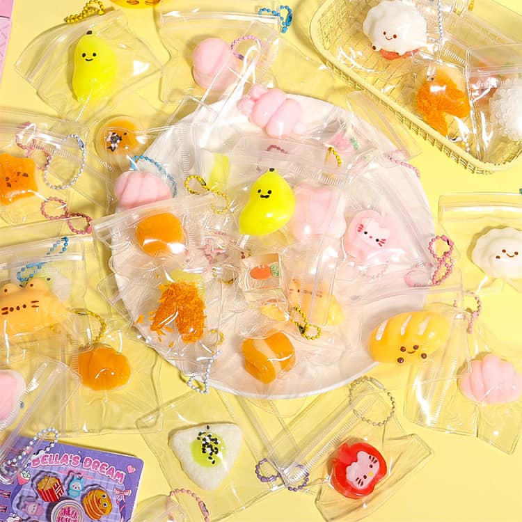 15個セット デスク スクイーズ セット スクイーズ 食べ物スクイーズ パン 玩具 おにぎり ぷにぷに もちもち おもちゃ mellojoy 柔らかい 癒し ストレス解消 低反発 フィジットトイ 本物そっくり かわいい Y2K 子供 スクイーズ 大人 室内 遊び 指先 運動 dianaselect-10002905 Diana Select 楽天市場店 サンプル画像3