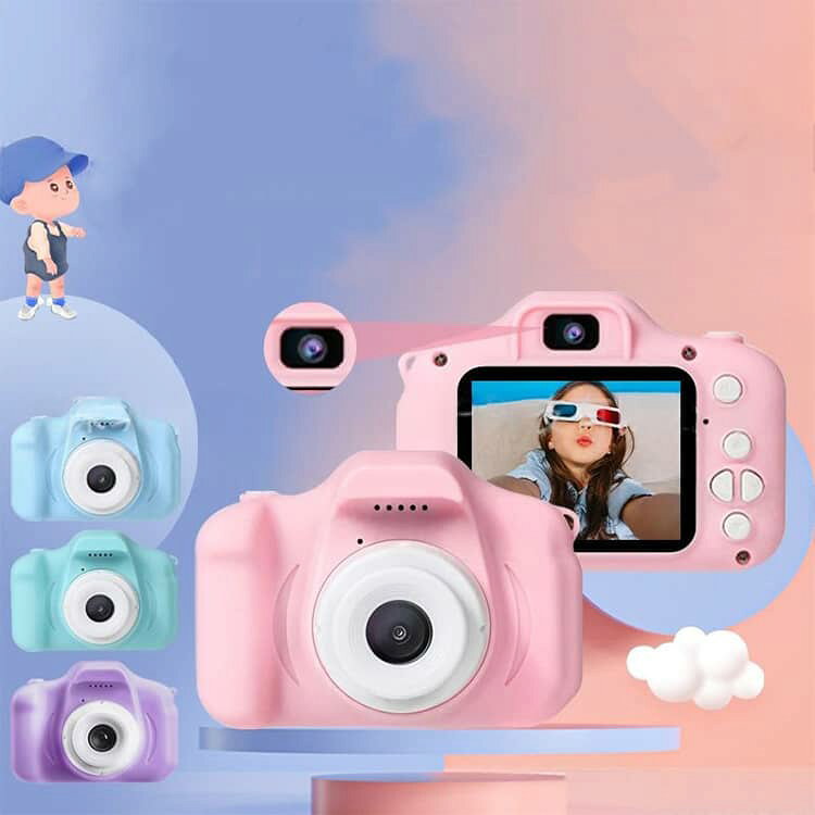 Diana Select 楽天市場店のキッズカメラ USBケーブル付き デジタルカメラ 子供用 トイカメラ プレゼント カメラ おもちゃ 男の子 スマホ転送可 2歳 知育玩具 3歳 4歳 5歳 キッズ 女の子 子供 誕生日プレゼント クリスマス｜アングル2