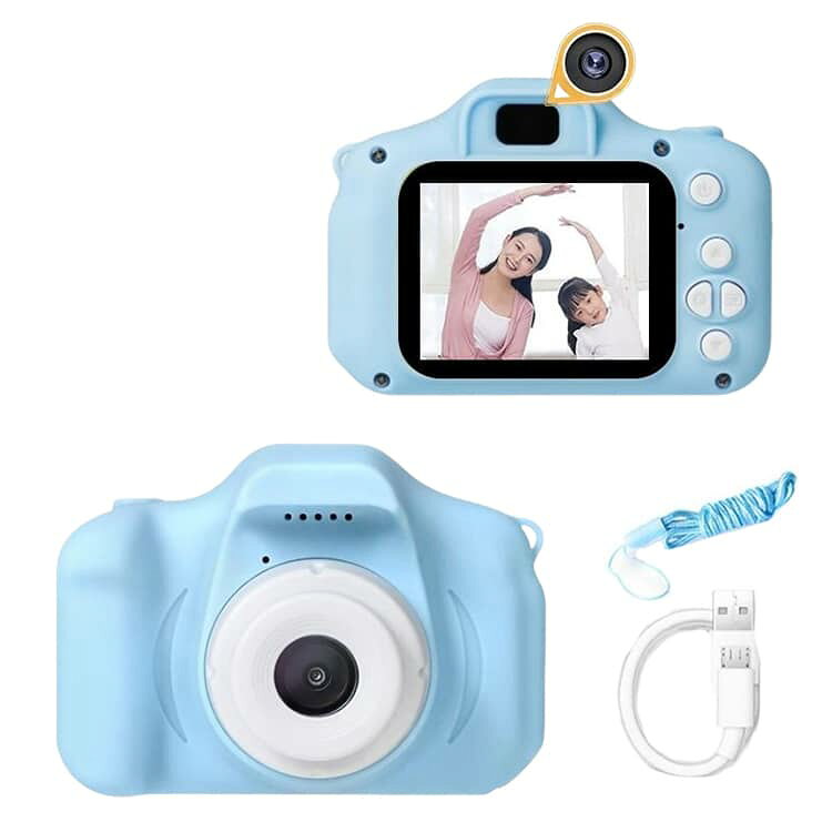 Diana Select 楽天市場店のキッズカメラ USBケーブル付き デジタルカメラ 子供用 トイカメラ プレゼント カメラ おもちゃ 男の子 スマホ転送可 2歳 知育玩具 3歳 4歳 5歳 キッズ 女の子 子供 誕生日プレゼント クリスマス｜アングル3