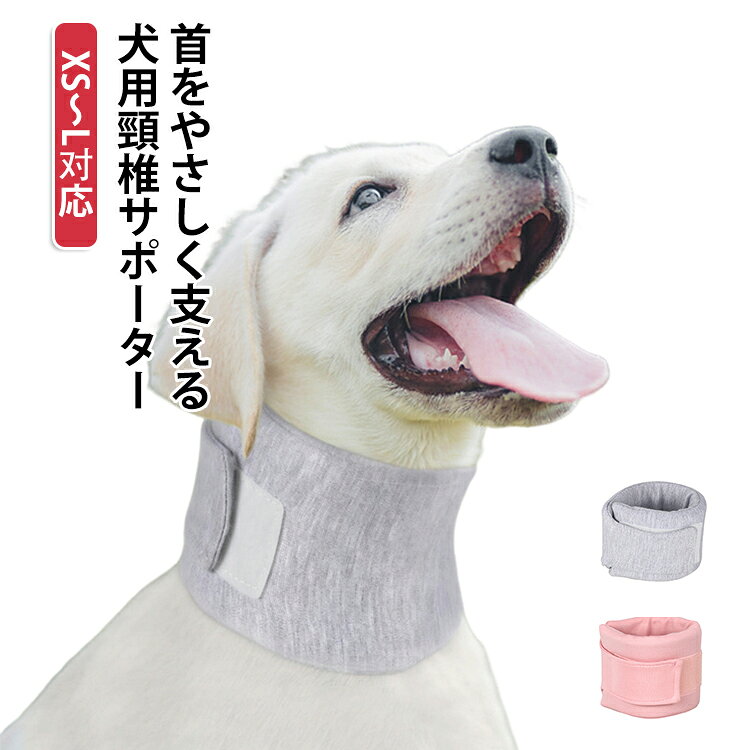 軽量 犬用 サポーター 犬 首輪型 犬 首コルセット 支え 通気性 傷舐め防止 首 サポ...