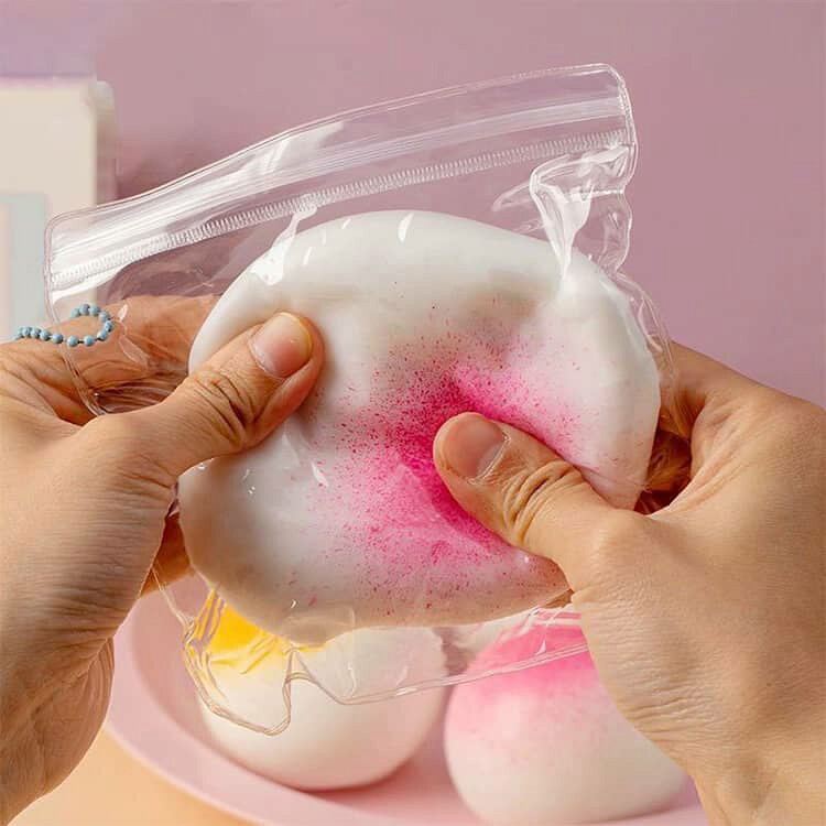 50枚セット チャック付きバッグ ソフト 防水 DIY 袋 クリア クリア袋 にぎにぎ スクイーズ袋 密封 50枚セット スクイーズ用 スクイーズレジン用 PVC製 高透明 小物入れ 小分け袋 ビニール袋 ケース ケース おもちゃ 収納 替え袋 持ち運び パッケージ dianaselect-10004463 Diana Select 楽天市場店 サンプル画像2