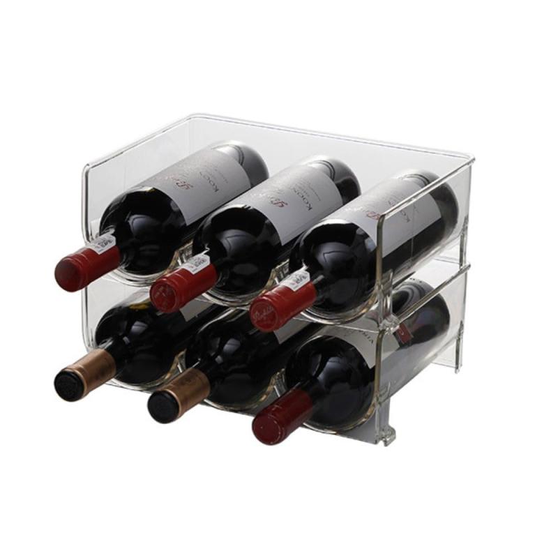 ワインラック2個セット 3本用 積み重ね式 ワイン棚 ワインラック シャンパン ホルダー 収納 WINE RACK