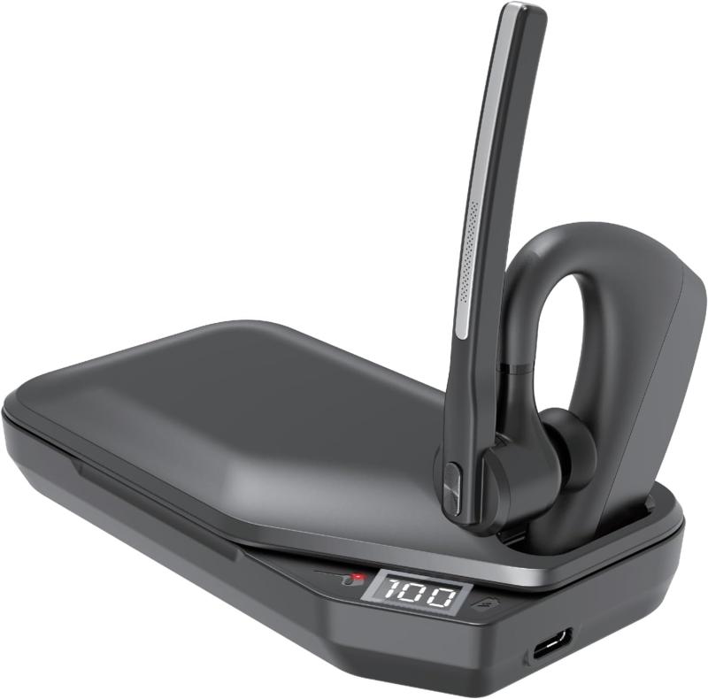 DIARTSELEHIKO㤨Conambo Headset mit Mikrofon Bluetooth K10C,Bluetooth Headset V5.2 with 18 Std Sprechzeit,Freisprechanlage Bluetooth Ohr mit CVפβǤʤ10,270ߤˤʤޤ