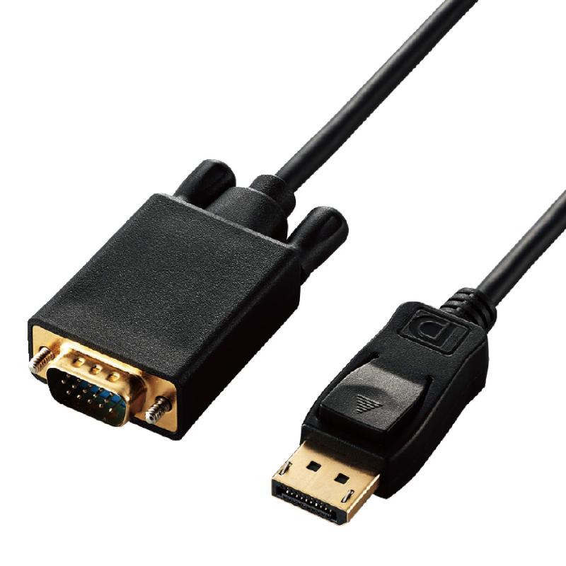 エレコム DisplayPort VGA ブラック