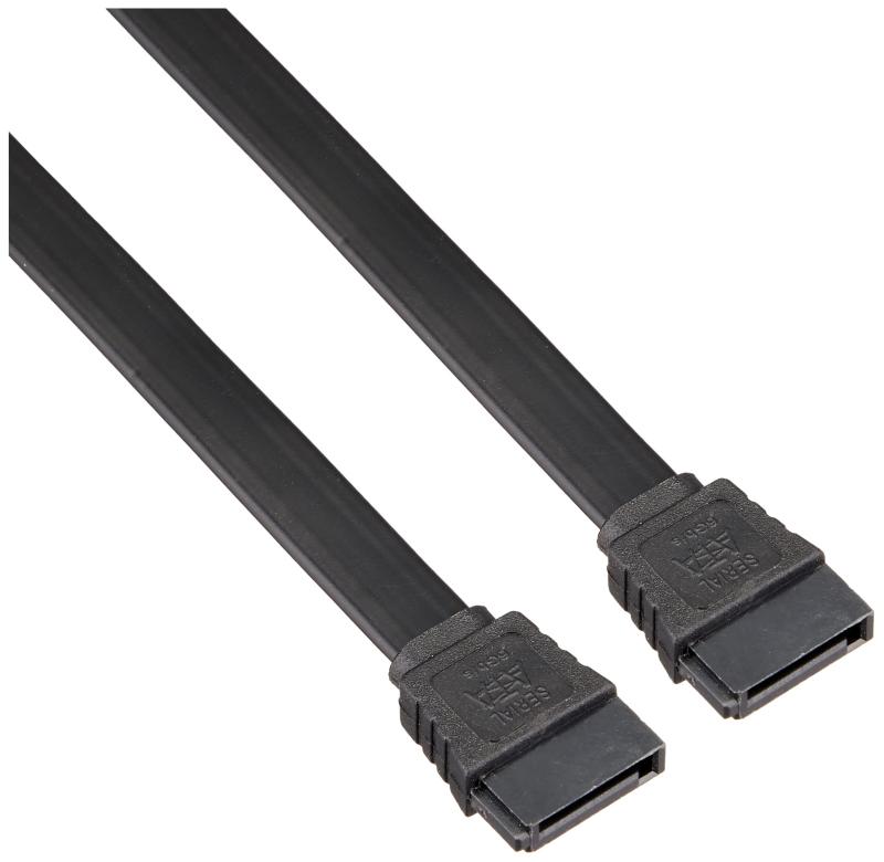 親和産業 SATA3ケーブル 黒 ラッチなし 100cm SS-SAT100BK-S0 parent