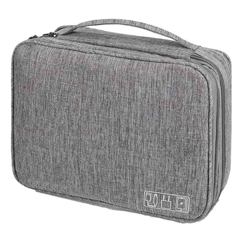 ENN LLC ガジェットポーチ ケーブルボックス 収納 3層 大容量 防水 旅行 pc周辺機器