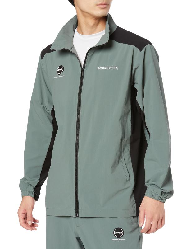 [デサント] ピステ まえあき かぶり両方あり MOVESPORT MVSP 4WAYストレッチ はっ水 UVカット(UPF50+) 雨