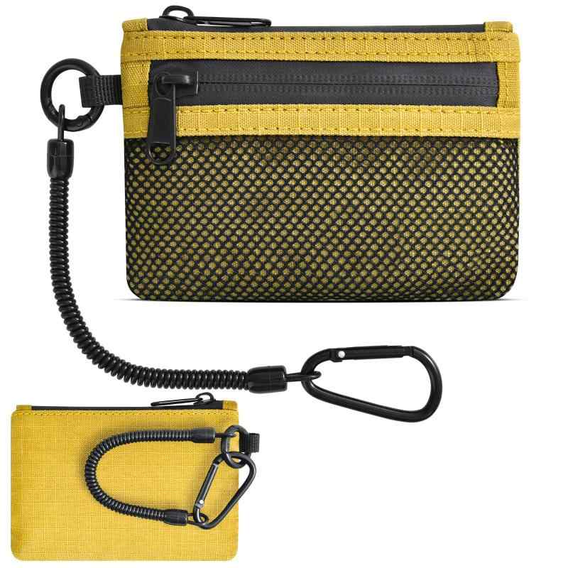 メンズ・レディース男女兼用 薄型防犯パスケース コイン・カード入れ付き ミニ 財布 スキミング防止 ト..