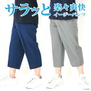 7分丈パンツ メンズ 綿100% サラッと 凹凸感のある素材 軽くてしなやか ルームウェア 部屋着 パジャマ リラックスウェア ポケット