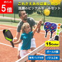 【新発売記念10%OFFクーポン配布中!】 ピックルボール パドル ラケット ボール ピックルボール セット ピックラケット パドル ピクルラケット ピクサーラケット ピクルボールパドル 2本 ボール 2個 専用バッグ付き バッグ 練習 スポーツ アウトドア 軽量 レジャー