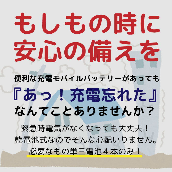 ポータブルチャージャー ポータブル充電器 ケース型 乾電池式モバイルバッテリー 2個セット 乾電池式 モバイルバッテリー 軽量 電池充電 モバイルチャージャー 乾電池充電器 単3電池 USB出力 防災 災害 地震 台風 停電 fj9031