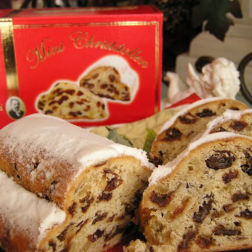 ミニ シュトレン Mini Stollen 赤い化粧箱入り ミニシュトレン（シュトーレン） ドイツ ドレスデンから クリスマスのパン 250グラムの食べきりサイズ 【クリスマス】