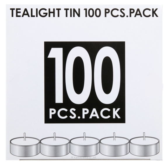 ティーライトティン100個入(植物原料配合) ...の紹介画像2