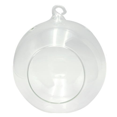 キャンドルホルダーハンギンググラスボールM 吊るして使用するタイプ立体的なキャンドルアレンジに最適な耐熱ガラス製キャンドルホルダー 2
