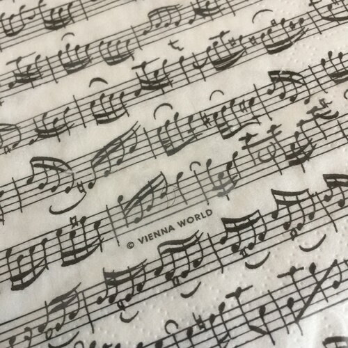 ペーパーナプキン シートミュージック