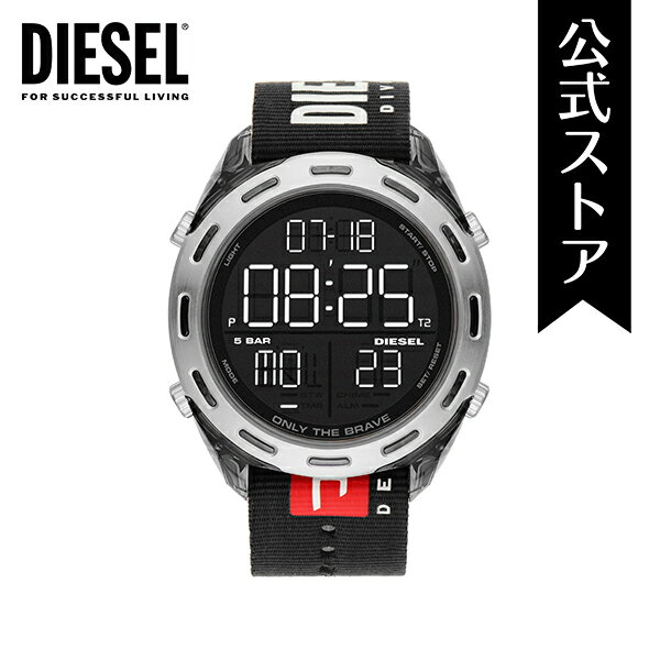 楽天DIESEL ウォッチ公式ストアディーゼル 腕時計 メンズ デジタル 時計 ナイロン ブラック CRUSHER クラッシャー DZ1914 DIESEL 公式 生活 防水 誕生日 プレゼント 記念日 ギフト カジュアル