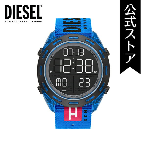 腕時計 ディーゼル（メンズ） 【楽天スーパーSALE/30%OFF】ディーゼル 腕時計 メンズ DIESEL 時計 ブルー デジタル DZ1944 CRUSHER クラッシャー 公式 生活 防水 誕生日 プレゼント 記念日 ギフト カジュアル