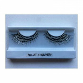 プリマ prima つけまつげ カラーリング シルバー しまうま AT-4