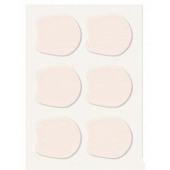 ソルボコーンパッド　つま先用（薄型）　6ヶ入り　オフホワイト　65036