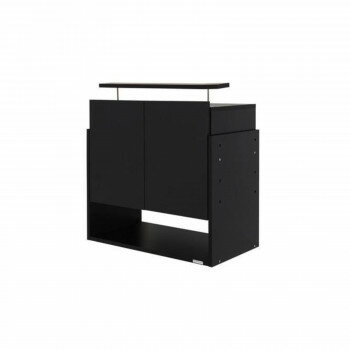 コレクションラック ワイド専用上置き ハイタイプ 奥行39cm用 CR-T8339UH　BK・ブラック